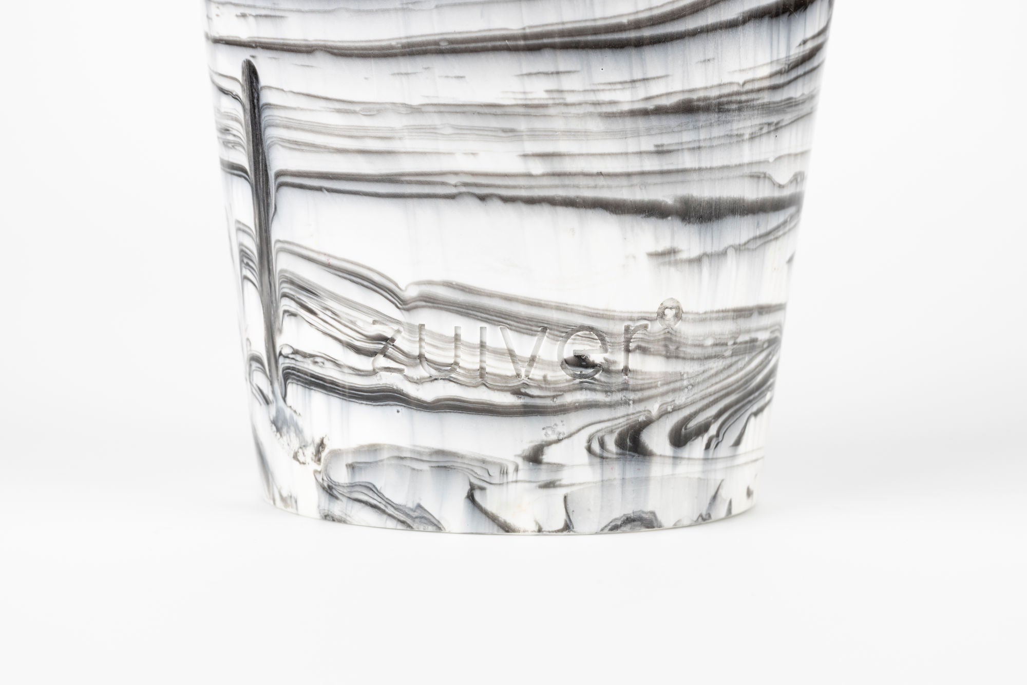 Zuiver Conic Black & White Marble Effect Vase Small